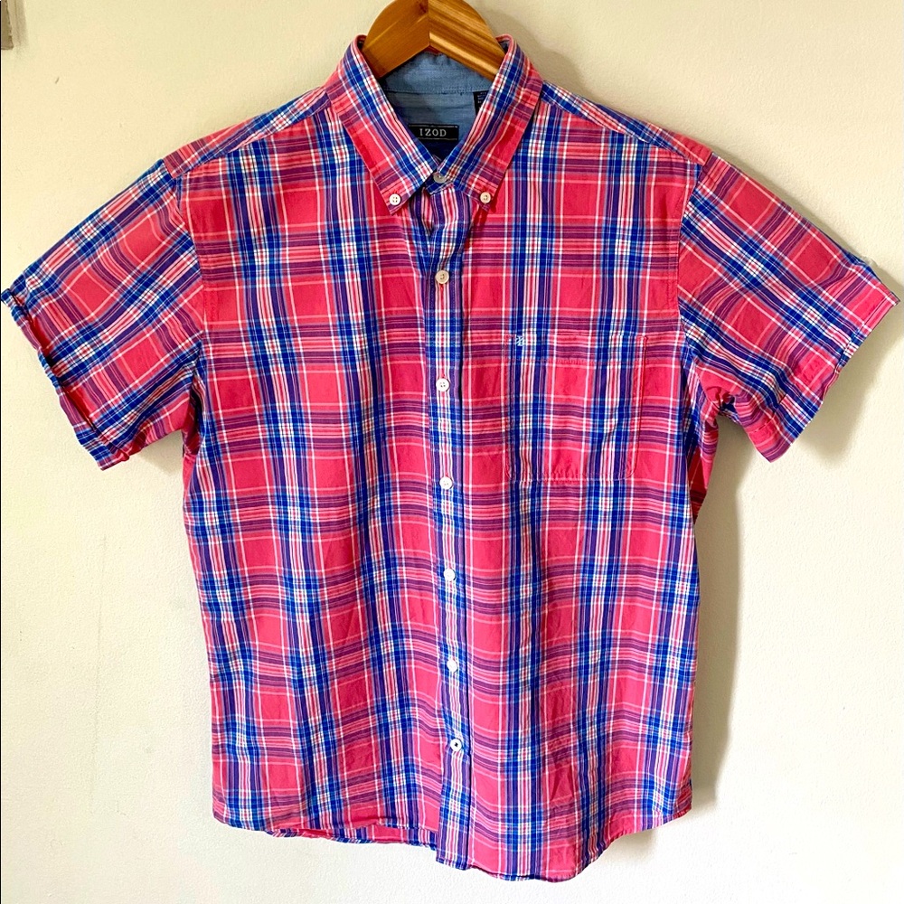 Izod Short Sleeve Button-down
